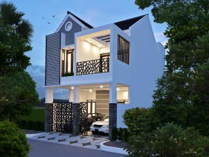Desain rumah tinggal pak tubagus _villa bogor