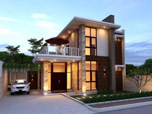 DESAIN RUMAH PAK ARMUFDI DI BEKASI