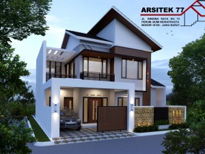 DESAIN RUMAH PAK GULTOM DI CIBUBUR