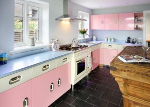 Desain Dapur colorful