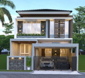DESAIN RUMAH PAK TAUFIK